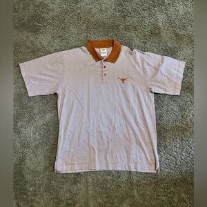 Vintage NCAA Texas Longhorns polo shirt 90s size large